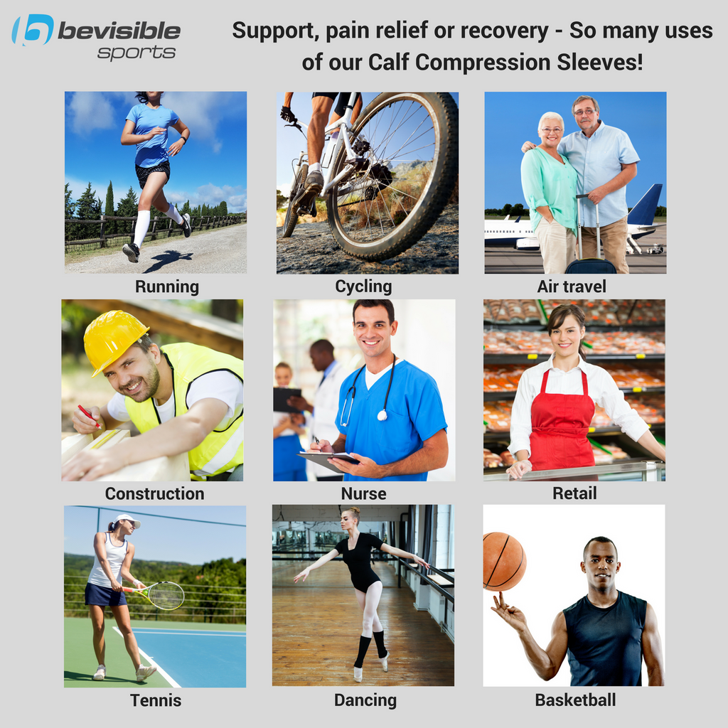 Calf Compression Sleeves - Calf Compression Sleeves - Black