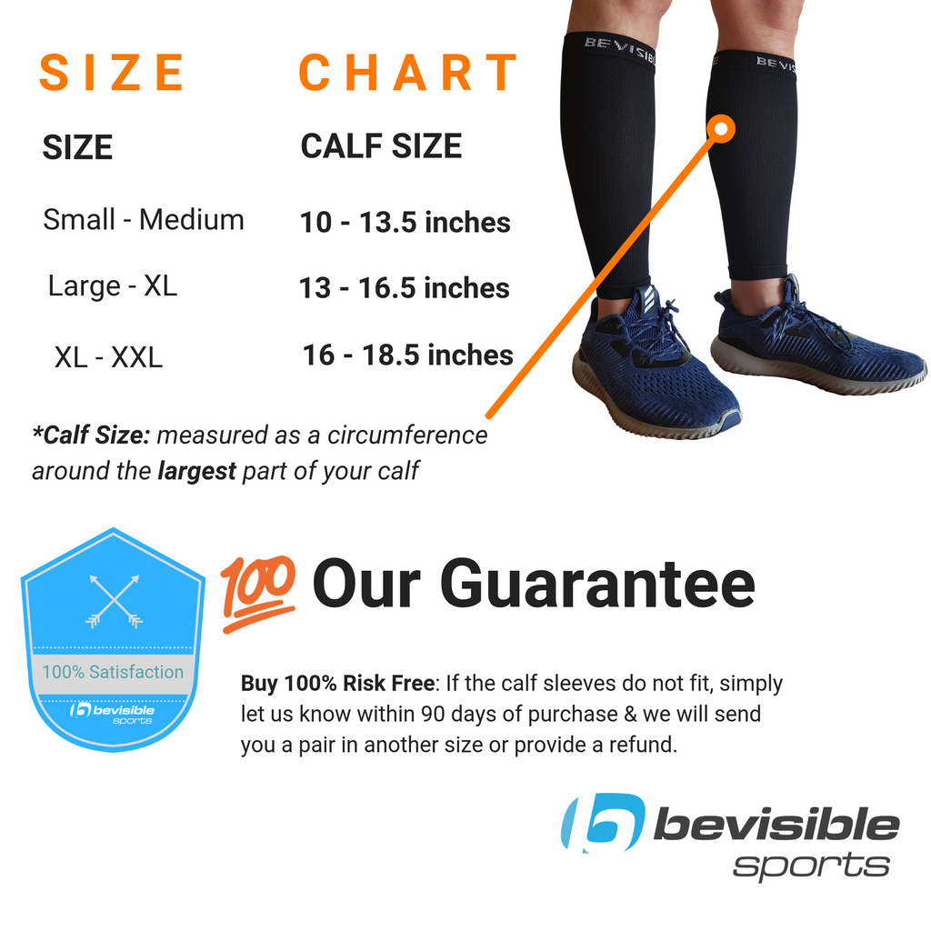 Calf Compression Sleeves - Black