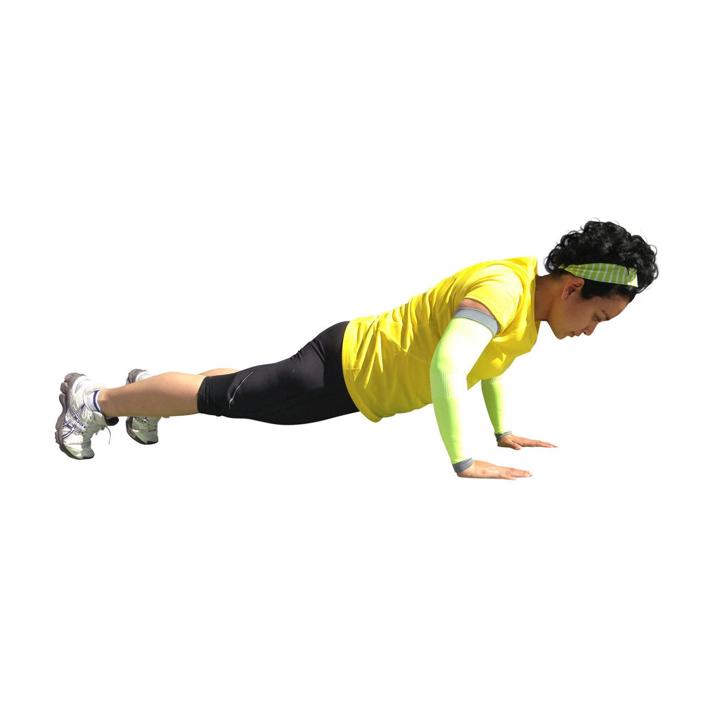 Arm Compression Sleeves - Arm Compression Sleeves - Neon Green