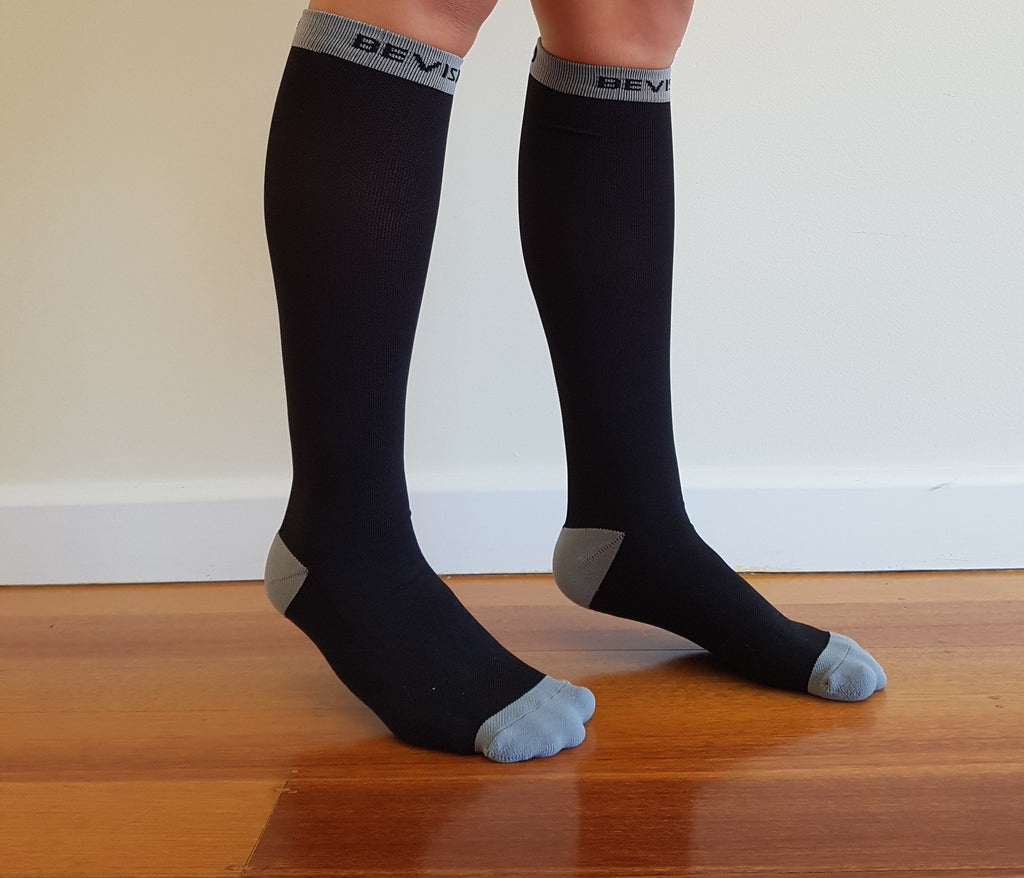 BeVisible Sports Ultimate Compression Socks - 20-30 mmHg Unisex