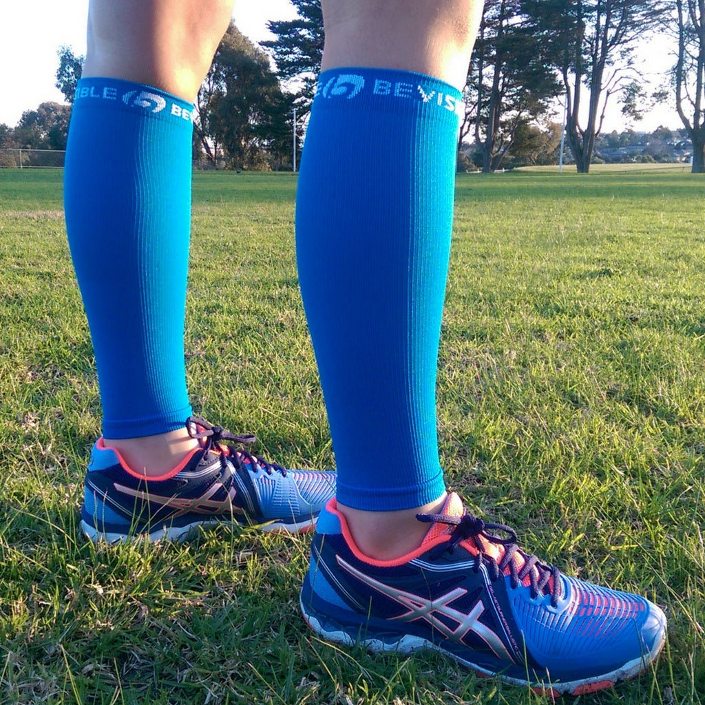 Calf Compression Sleeves - Calf Compression Sleeves - Electric Blue