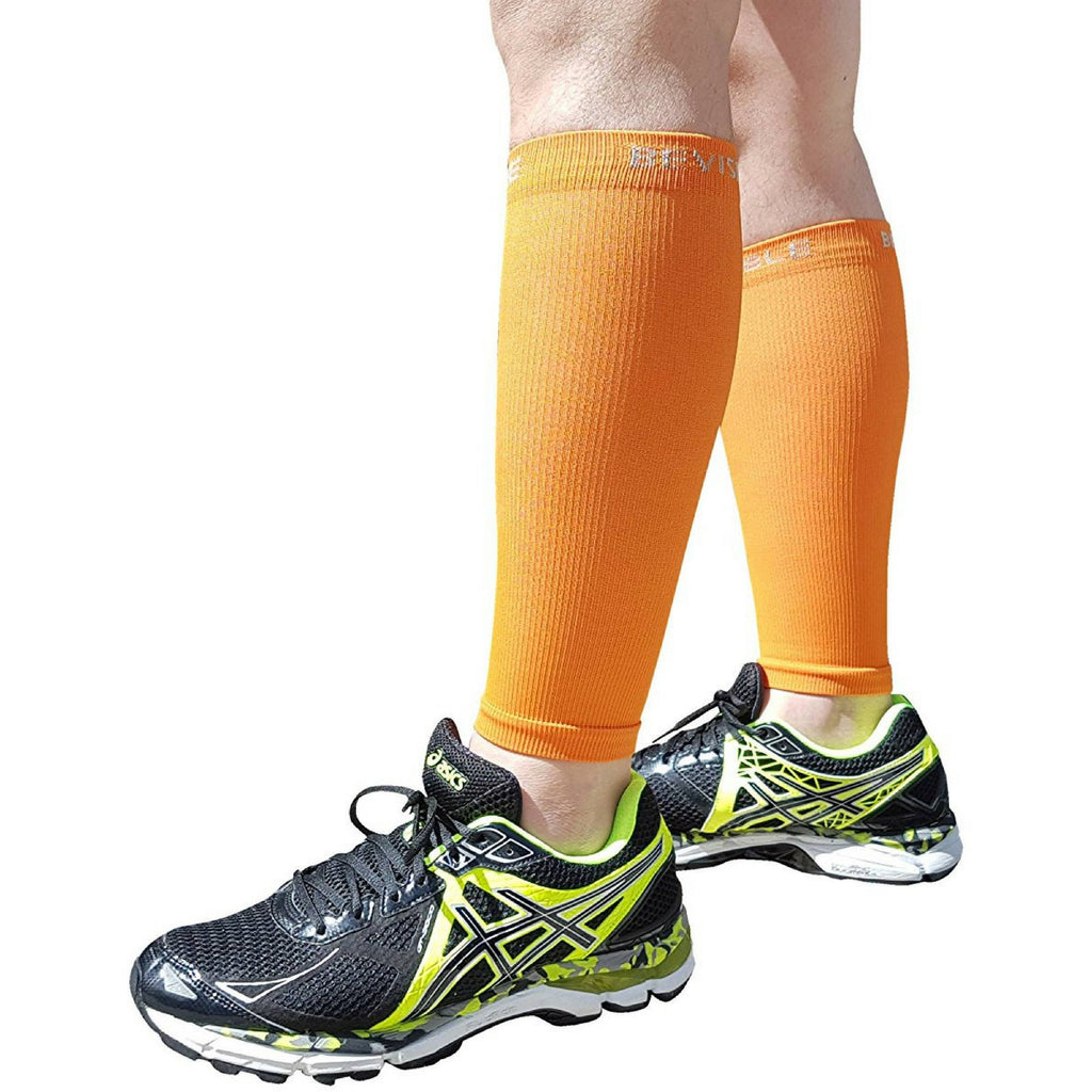 Calf Compression Sleeves - Calf Compression Sleeves - Orange