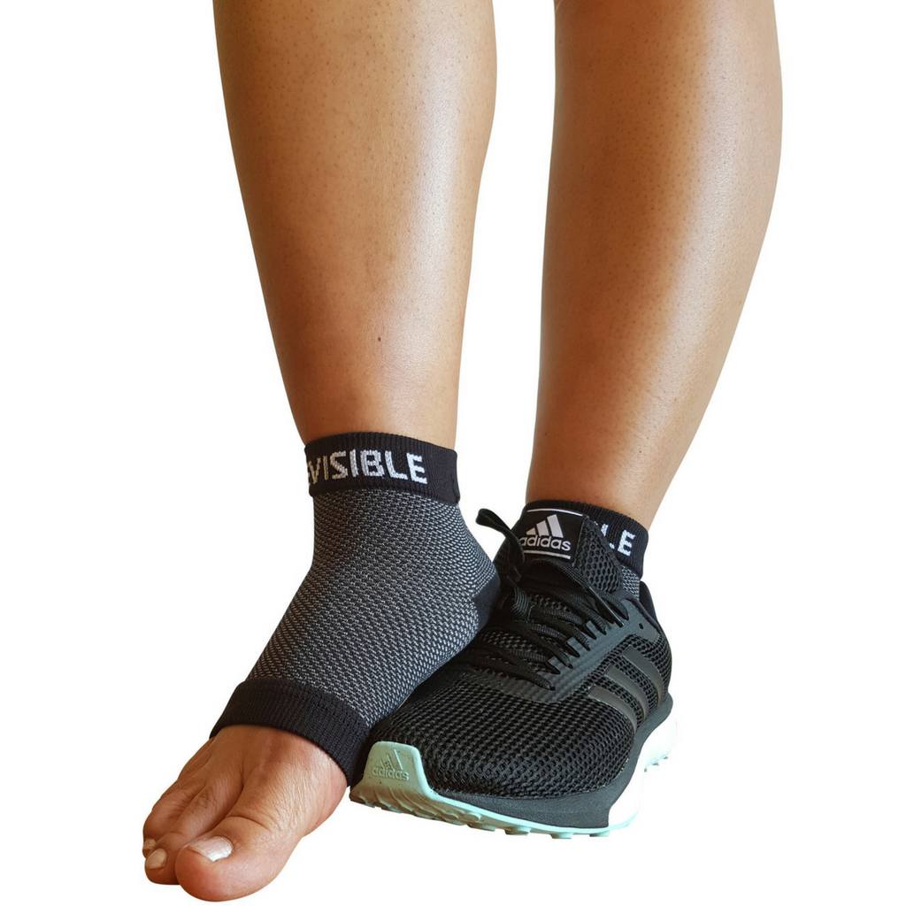 Plantar Fasciitis Socks - Foot Compression Sleeves - Black – BeVisible  Sports